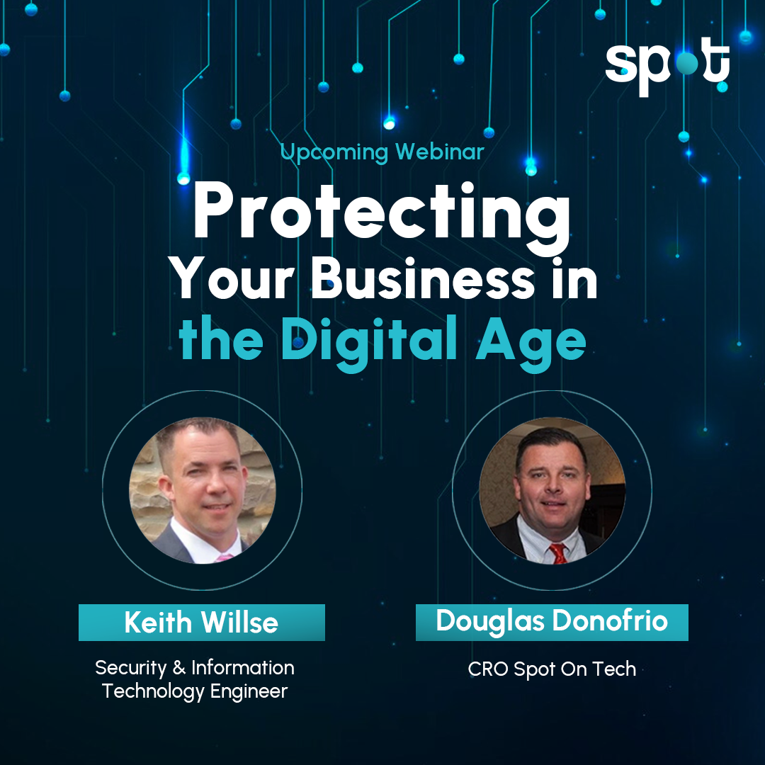 Business digital age social media post example for Spot On Tech.