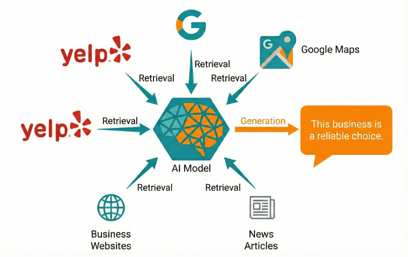Retrieval-Augmented Generation (RAG) concept